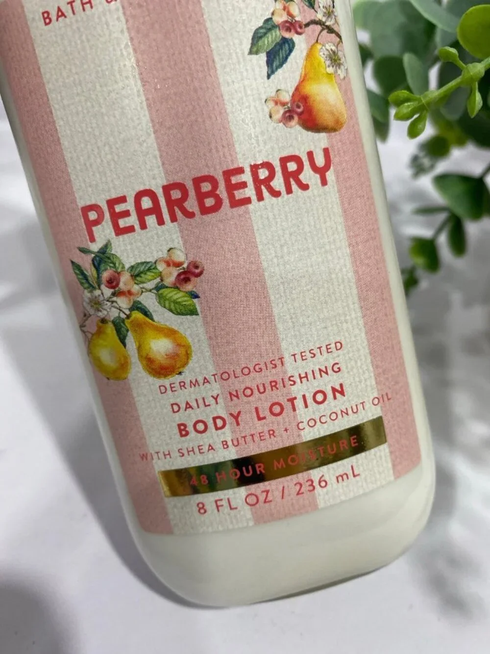 “Pearberry ” Bath & Body Works NEW 3-Pc Full Size Set